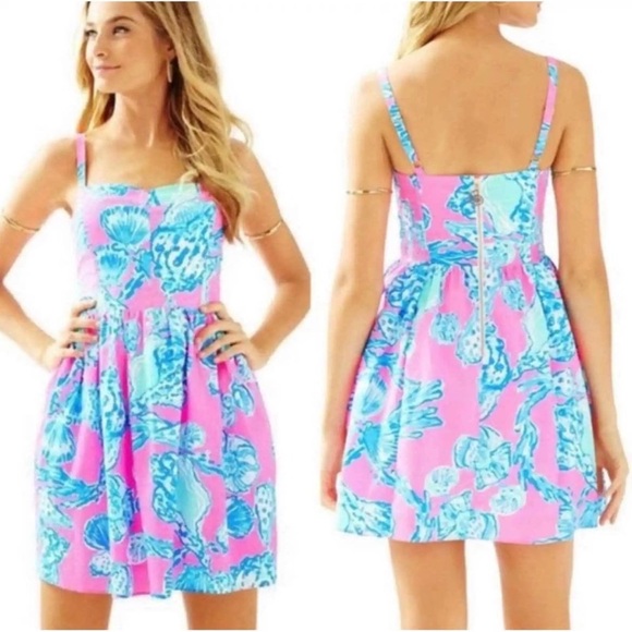 COPY - Lilly Pulitzer Ardleigh mini dress in Pink Pout Barefoot princess size 00 - Picture 1 of 14